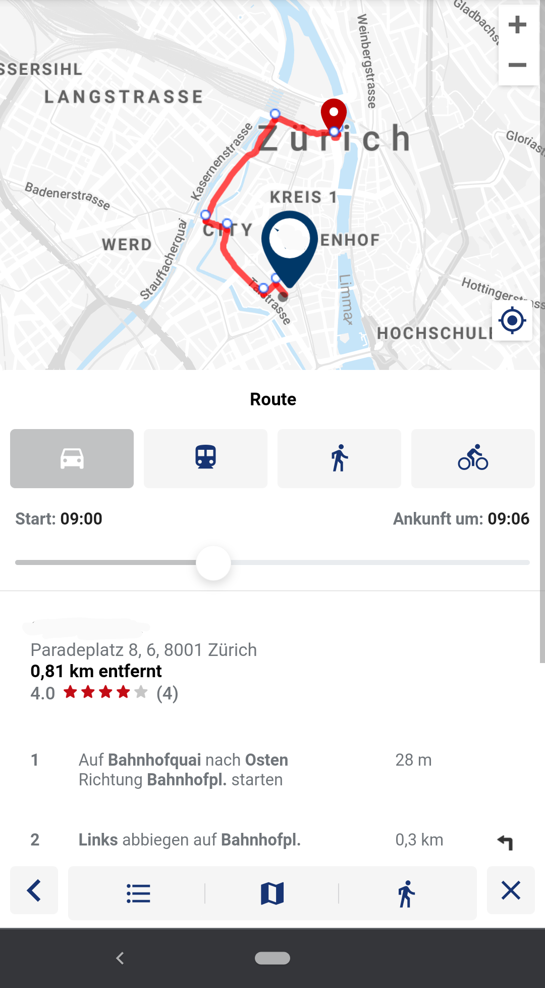 Screenshot Google Maps